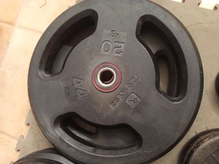 Disco de pesa 20 kg y 10 kg