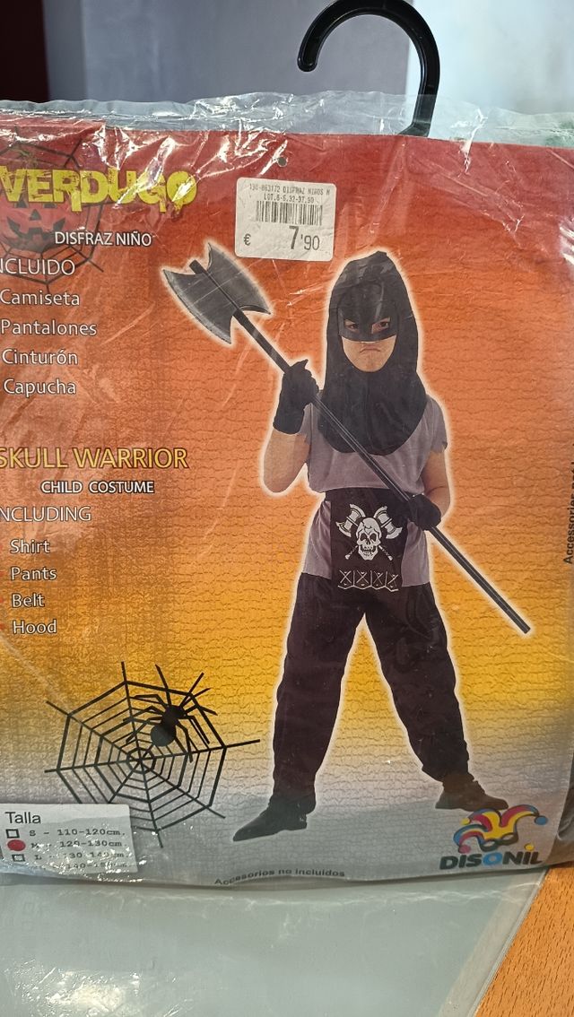 Disfraz Niño Verdugo Skull Warrior