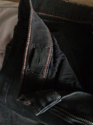 Vaqueros Zara Negros Talla 36