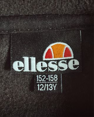 Chaquetón niño Ellesse rojo y negro