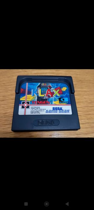 Klax Game Gear Tengen Sega Cartucho