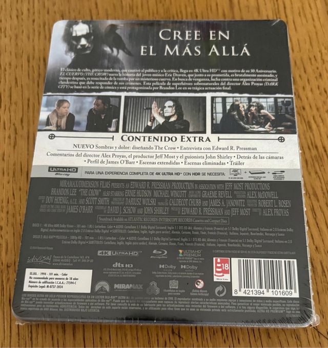Steelbook Blu-ray 4K The Raven