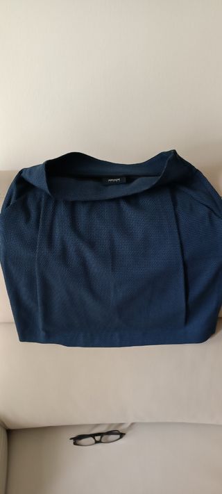 Falda Armani Mujer Azul