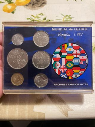 Monedas Mundial Fútbol España 1982