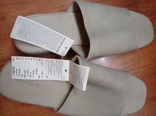 Sandalias Mujer Beige Talla 39