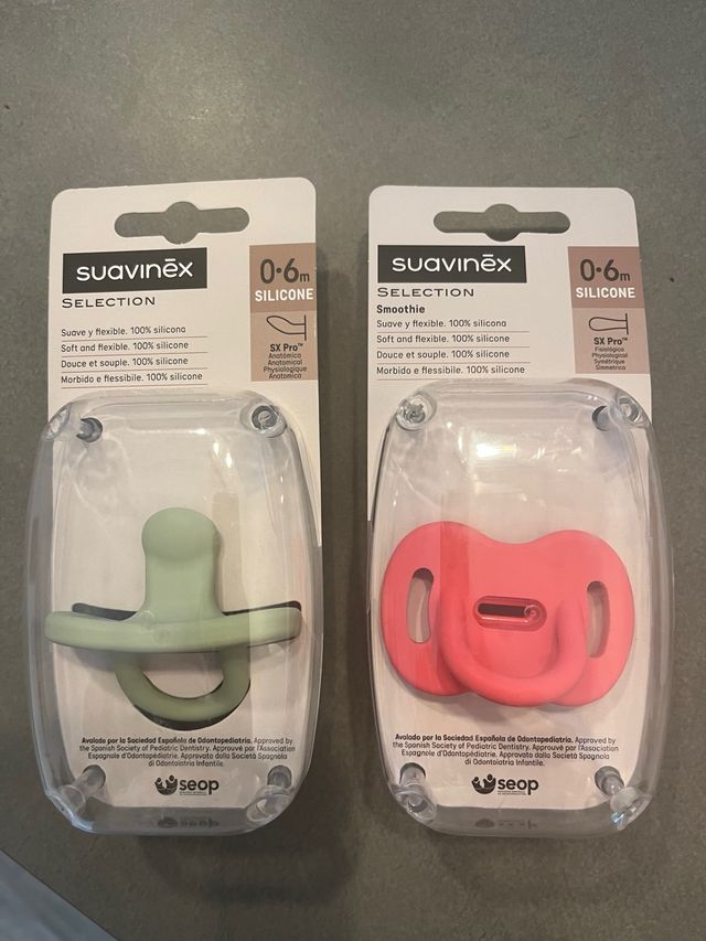 2 Chupetes Suavinex 0-6m Silicona