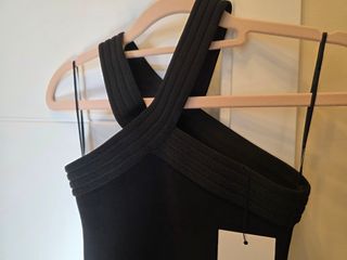 Minivestido negro Zara Talla S