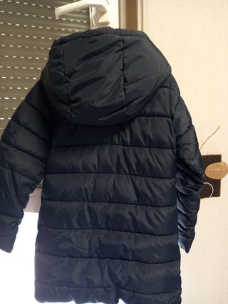 Chaquetón invierno niña azul, como nuevo!