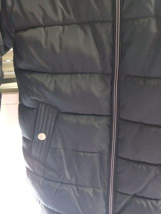 Chaquetón invierno niña azul, como nuevo!
