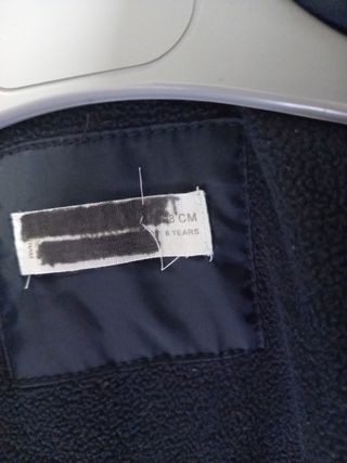 Chaquetón invierno niña azul, como nuevo!
