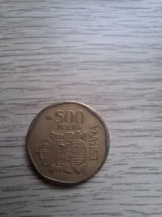 Moneda 500 Pesetas España 1989