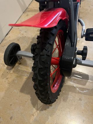 Bicicleta infantil Vulcano 12 roja y negra