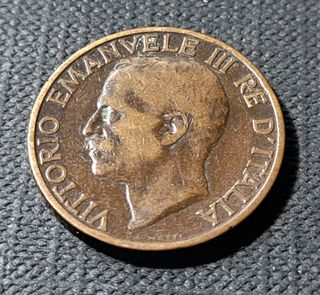 Moneda Italia 1928 Vittorio Emanuele III
