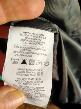 Gabardina tres cuartos talla 44