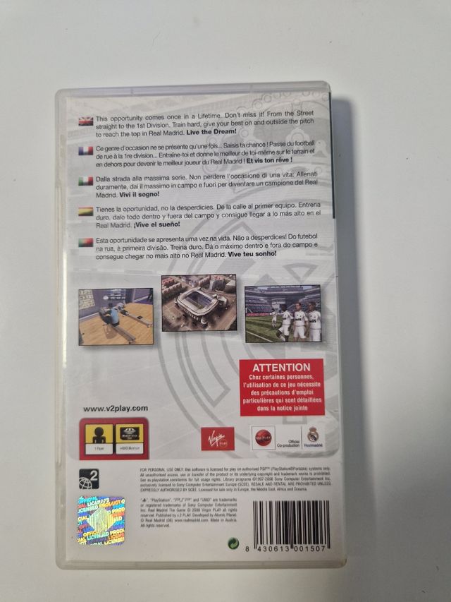 Real Madrid Il gioco PSP