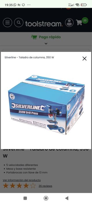 Taladro de columna nuevo 