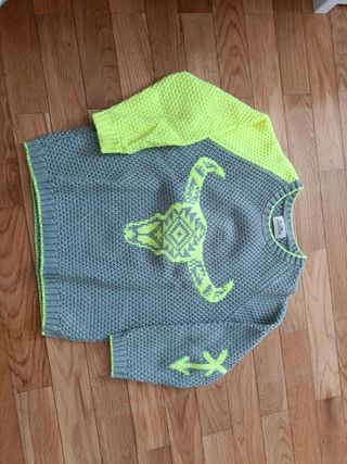 Jersey Lolittos gris y amarillo neón