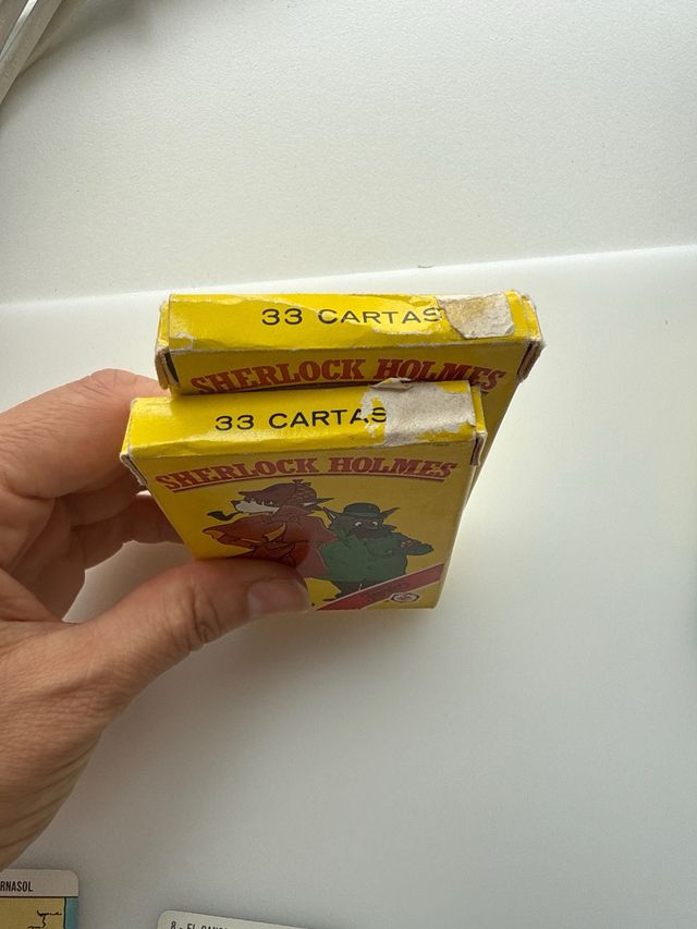 Baraja de cartas Fiurnier Sherlock Holmes 1980