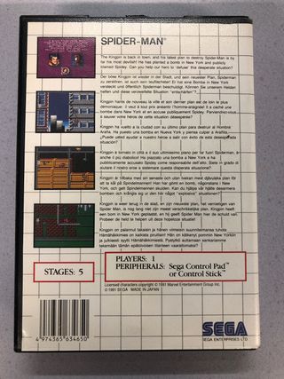 Spiderman Sega Master System II