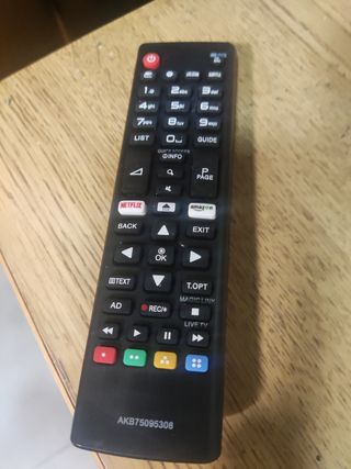 Mando compatible universal para TV LG. Nuevo.