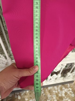 Vestido fiesta buganvilla con cinturón floral