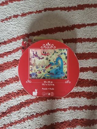 Puzzle Janod Dragón y Caballeros 54 piezas