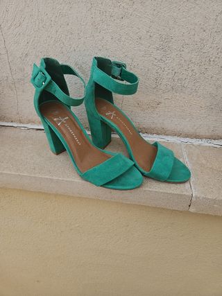 Sandalias de tacón Atmosphere verde