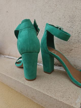 Sandalias de tacón Atmosphere verde