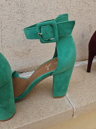 Sandalias de tacón Atmosphere verde
