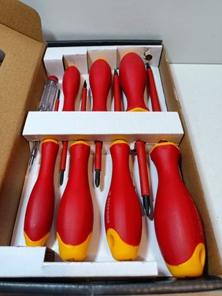Juego destornilladores 10 piezas