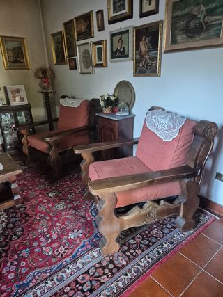 Divano e poltrone massello anni '80