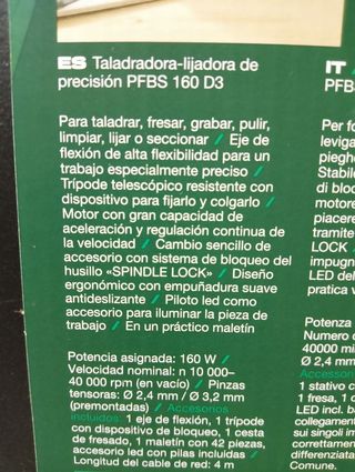 Taladradora Lijadora PARKSIDE 