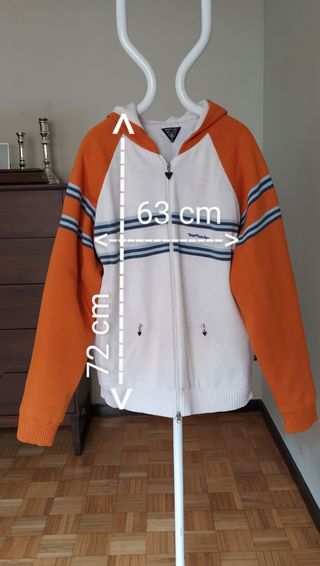 Chaqueta Bomber Rottweiler XXL Naranja/Blanco