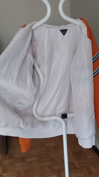 Chaqueta Bomber Rottweiler XXL Naranja/Blanco