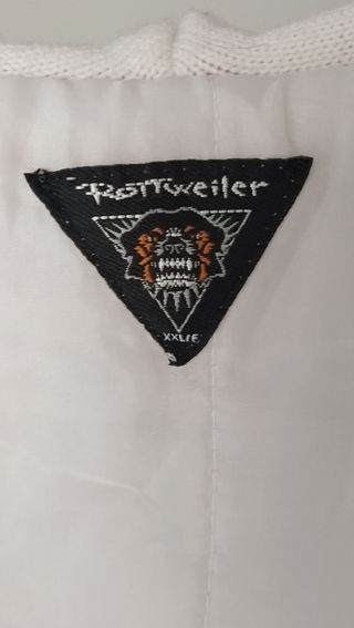Chaqueta Bomber Rottweiler XXL Naranja/Blanco