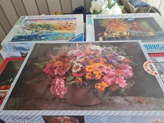 Lote Puzzles Ravensburger, castorland y más 