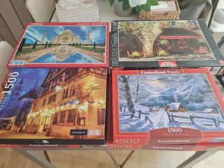 Lote Puzzles Ravensburger, castorland y más 