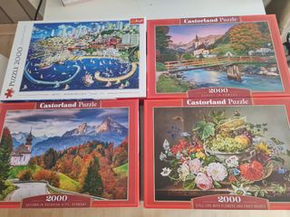 Lote Puzzles Ravensburger, castorland y más 