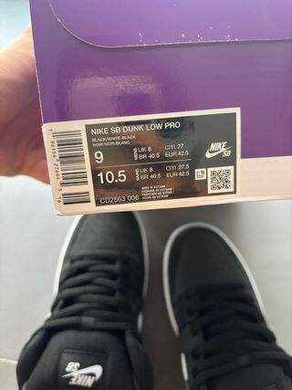 Nike Dunk SB Low Pro Black Gum