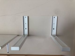 Soporte para microondas blanco