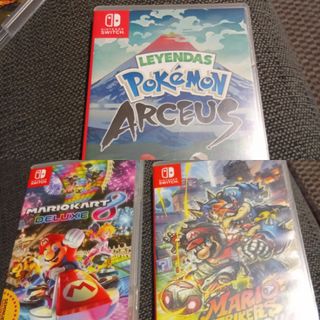 Juegos Nintendo Switch: Pokémon Arceus, Mario Kart