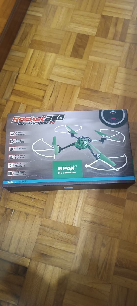 Dron Rocket 250 Quadrocopter 3D XciteRC