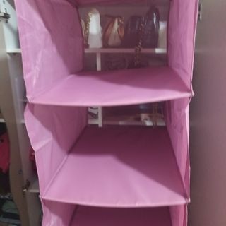 Organizador de tela colgante rosa Ikea
