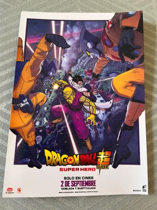 Póster Dragon Ball Super: Super Hero Cines