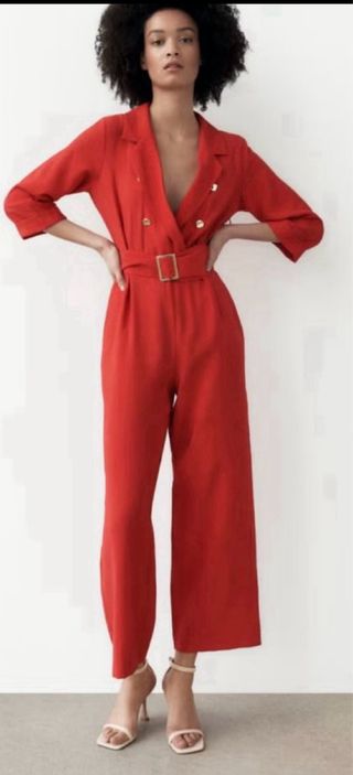Mono rojo Zara TS