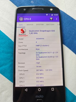 Lenovo Moto Z XT1650-03 32GB – Buen estado + caja