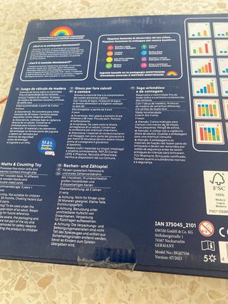 Juego de cálculo de madera Playtive