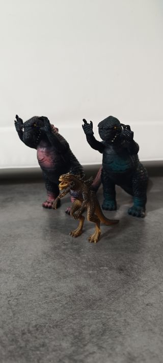Lote 3 Figuras Godzilla