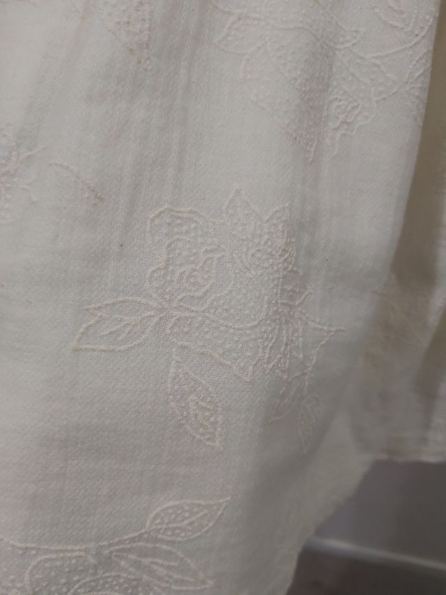 Vestido Mayoral Talla 6 Blanco Bordado