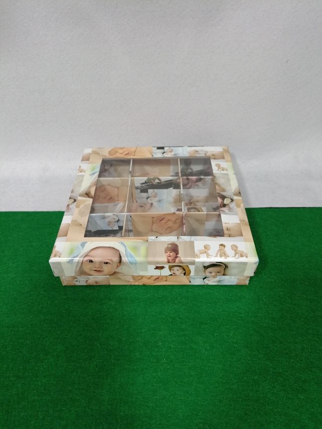 Organizador de cartón para pequeños detalles.